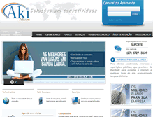 Tablet Screenshot of akinternet.com.br